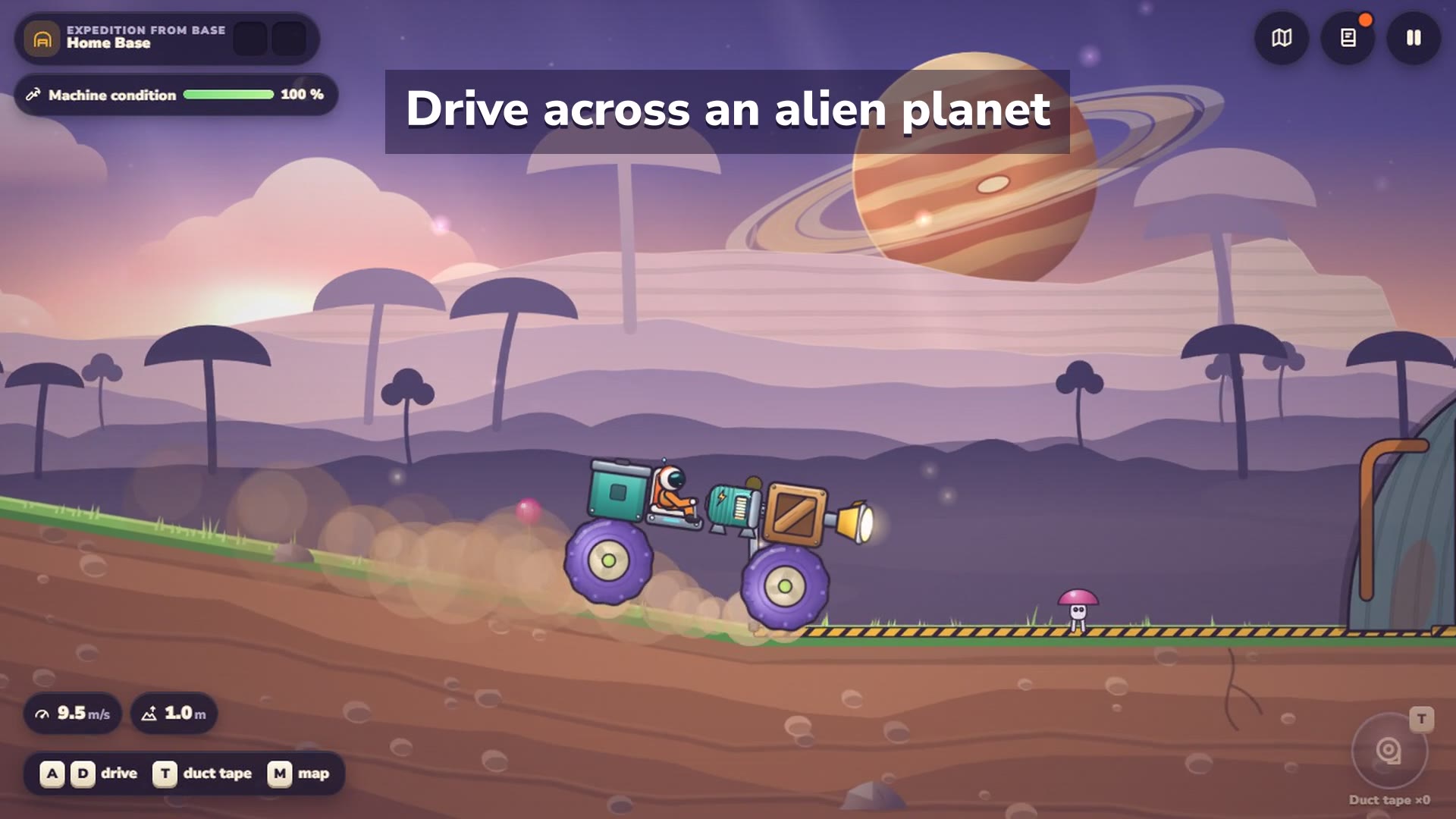 Groundbound – jízda vlastním vozidlem po cizí planetě
