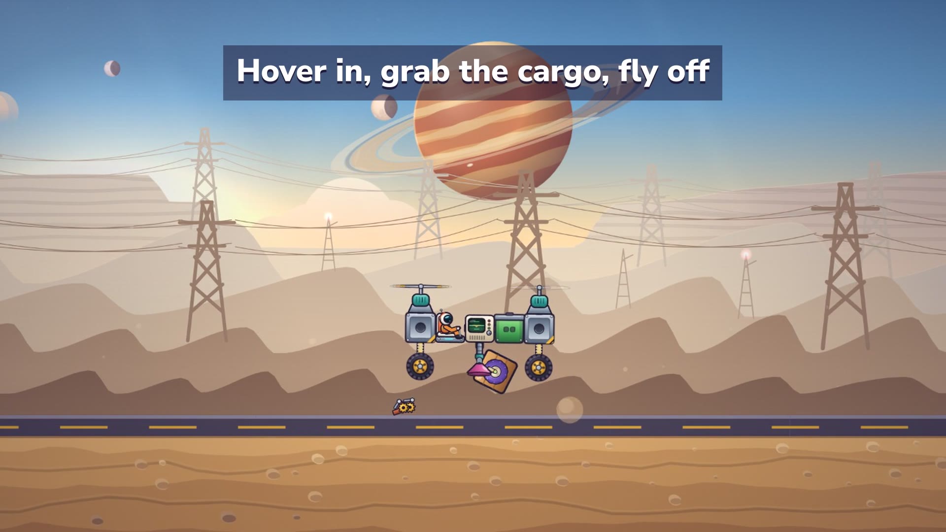 Groundbound – Hover in, grab the cargo, fly off