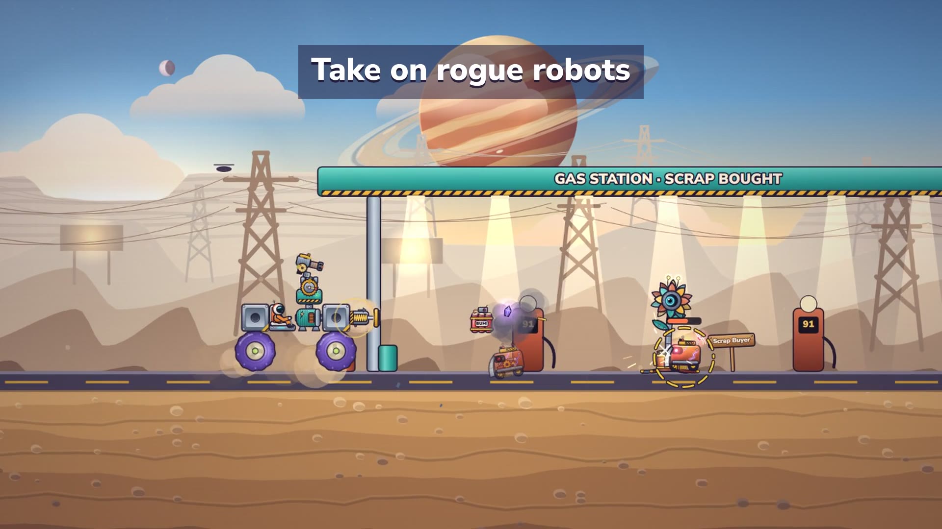 Groundbound – Take on rogue robots